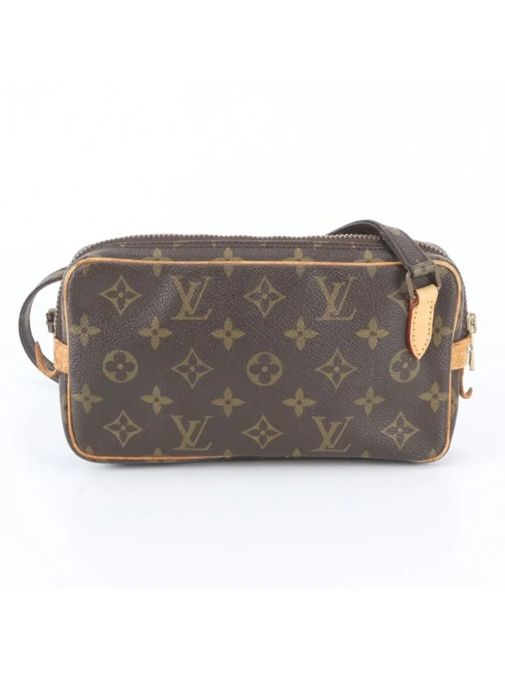 Louis Vuitton Monogram Maroulis Bandouliere Leather Shoulder Bag Crossbody Tote